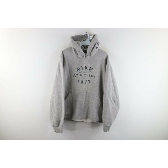 Vintage Nike Mens Large Travis Scott Center Swoosh Spell Out Hoodie Sweatshirt